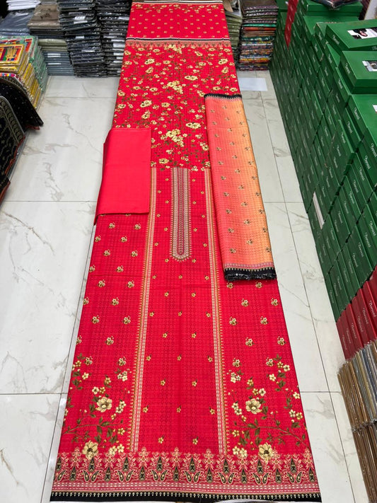 Almas Premium Bana Dora Lawn 3PC | Tarkashi Dupatta