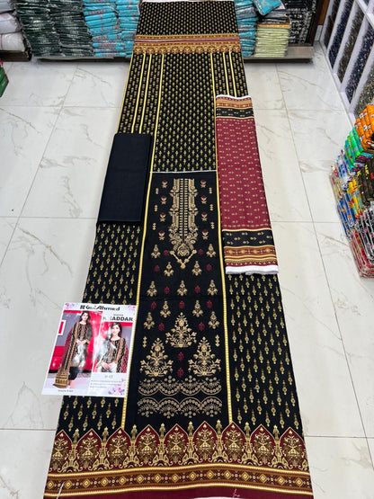 Winter Special Khaddar Emb 3PC | Mix Brand Selection