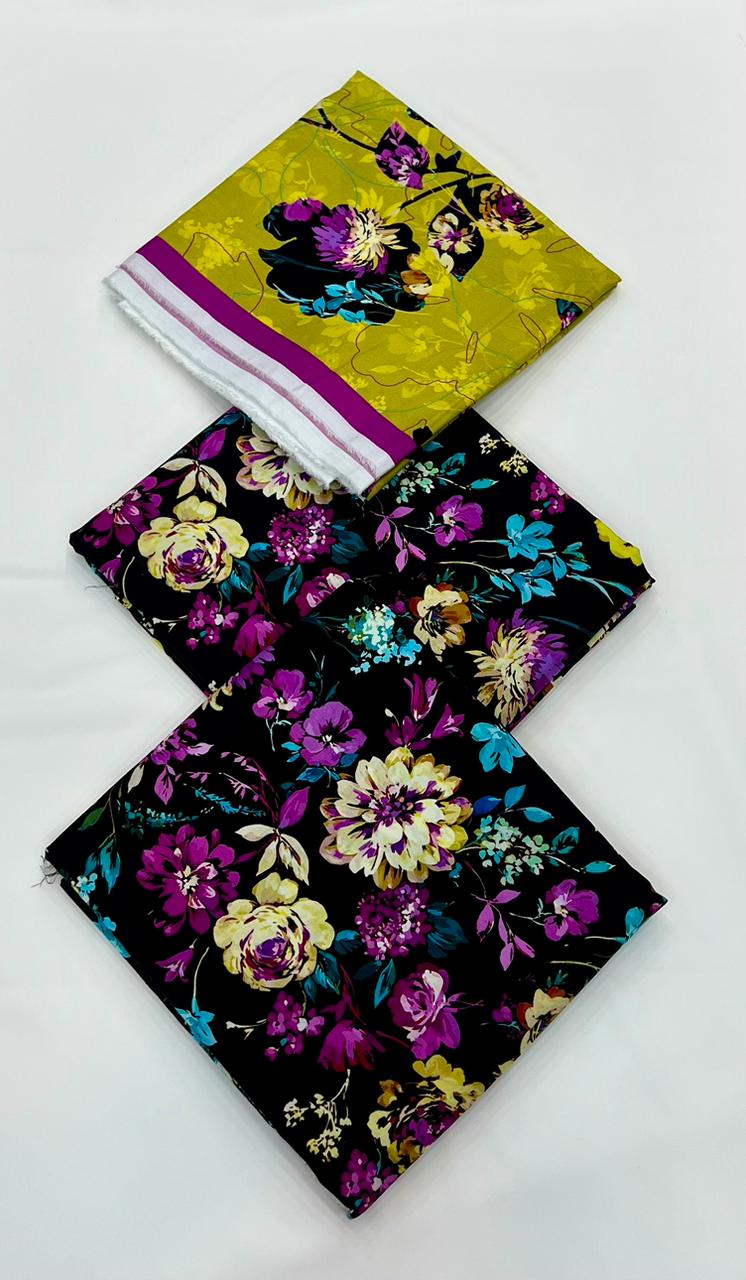 Bareeze Printed Viscose 3PC