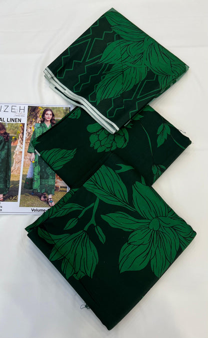 ALIZEH Digital Printed LINEN 3PC 2025-26