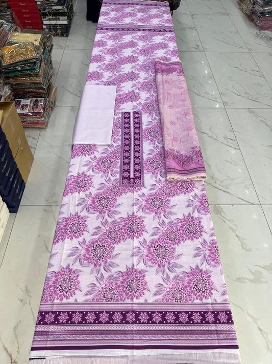 Swiss Bana Dora Lawn with Fancy Dupatta