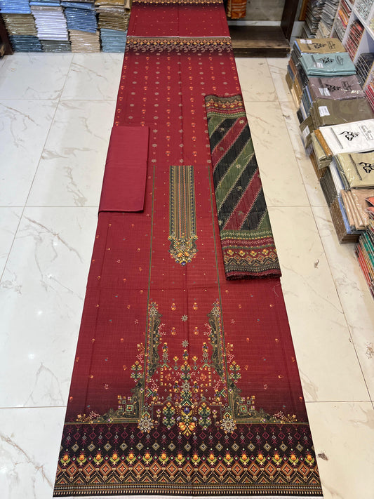 Almas Bana Dora Tarkashi Lawn