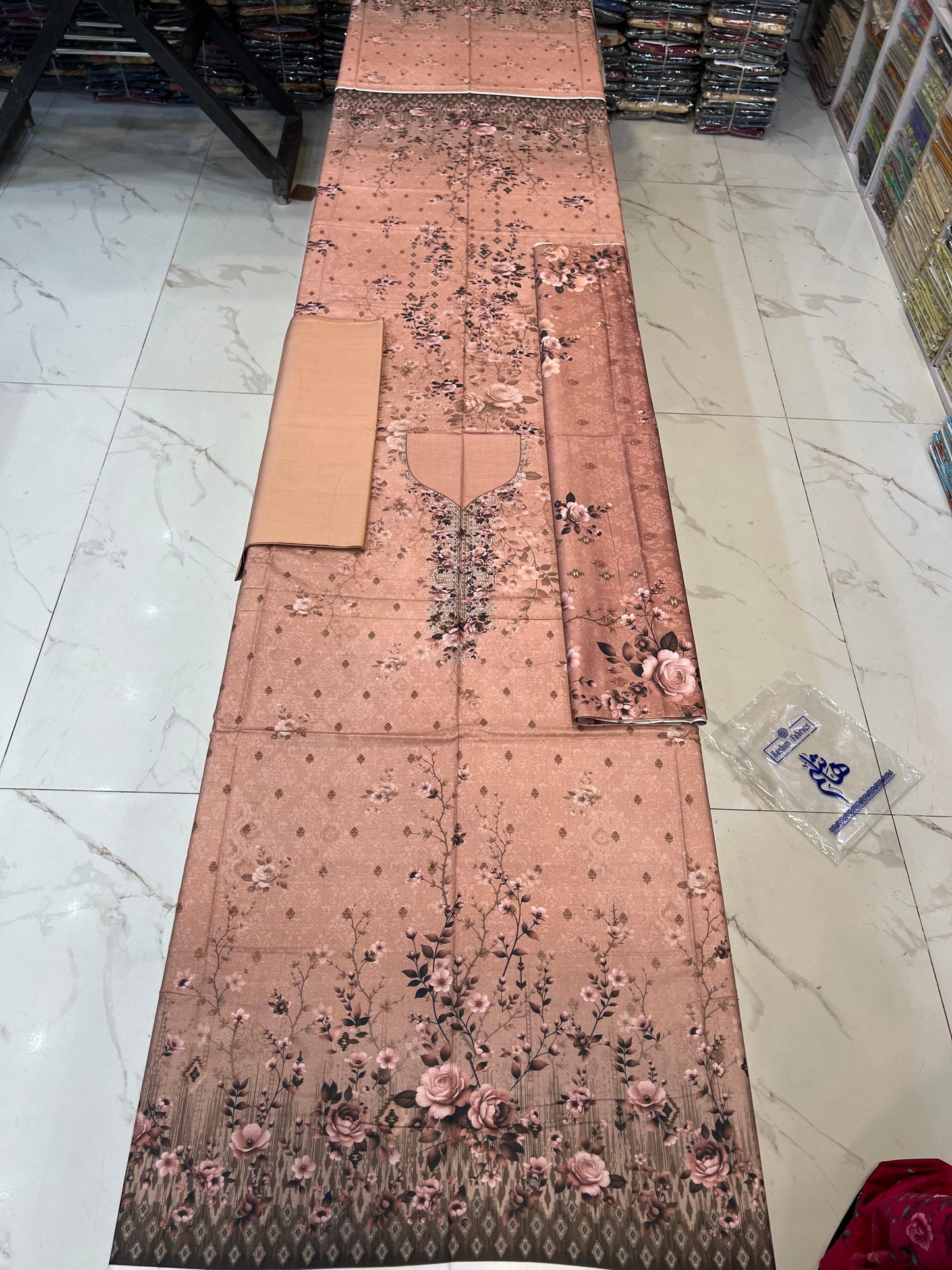 Classic Plain Linen 3PC with Same Fabric Dupatta