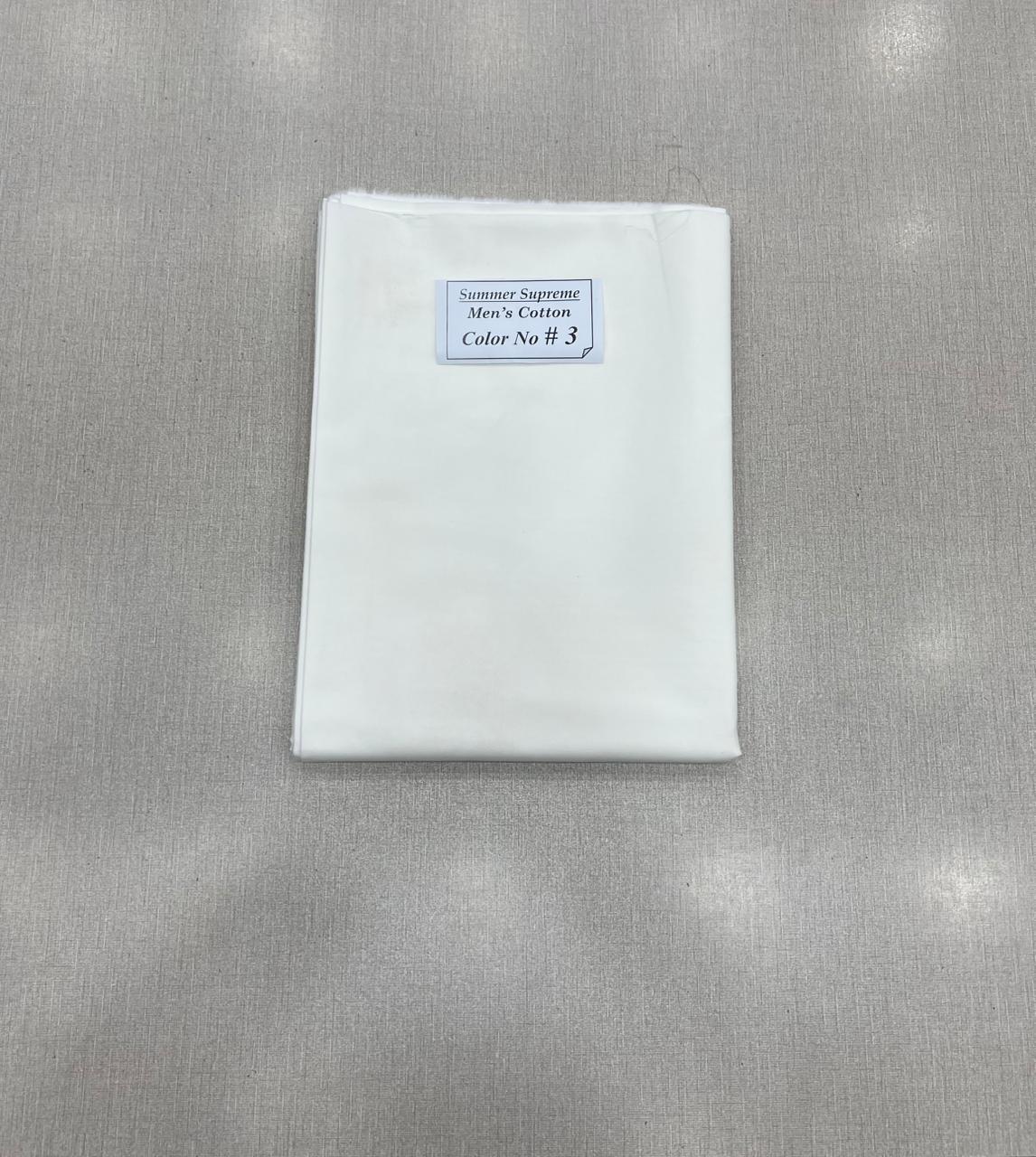 Summer Supreme Soft Cotton – Gents Plain