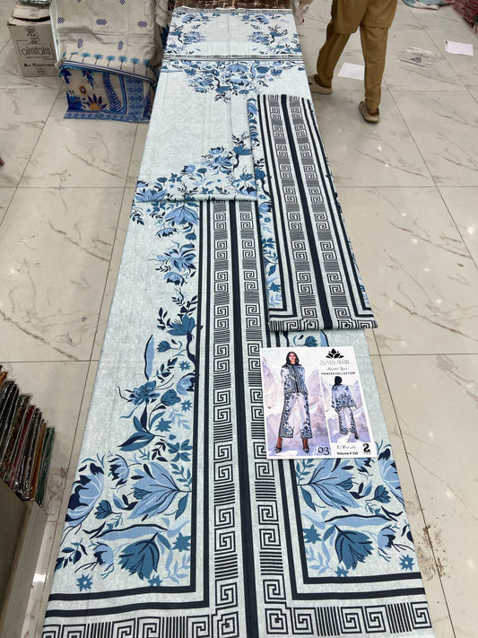 Salsabil Digital Printed Cord Set 2Pc