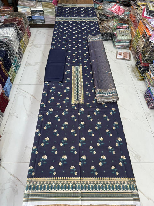 Swiss Bana Dora Lawn with Fancy Dupatta