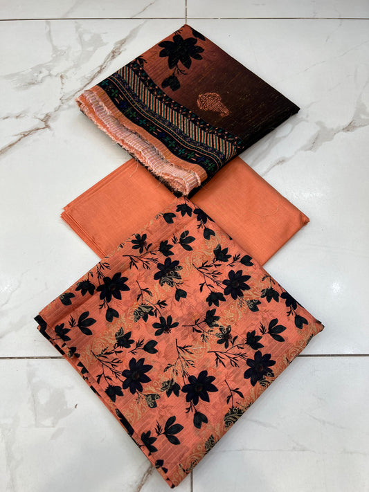 Sharjeena Premium Fancy Lawn 3PC