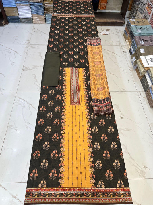 Almas Premium Bana Dora Lawn 3PC | Tarkashi Dupatta