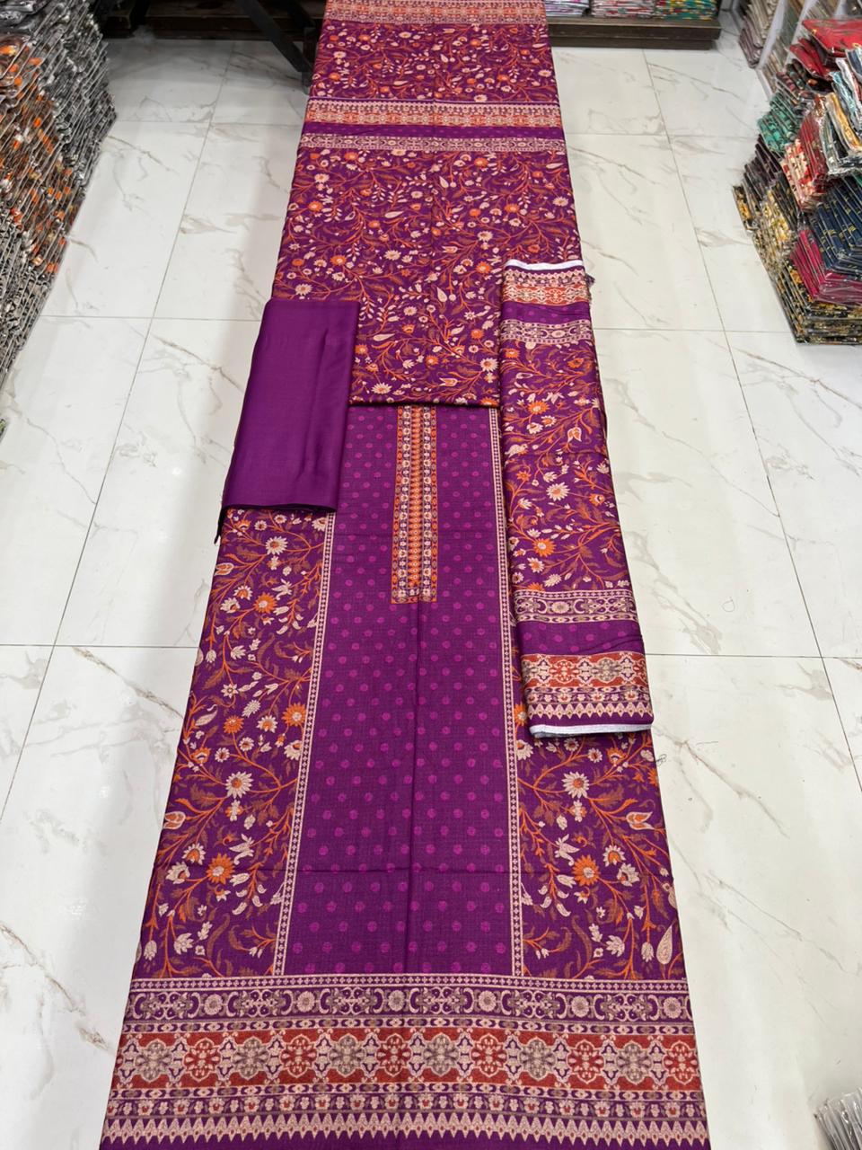 Winter Dhanak Wool 3PC