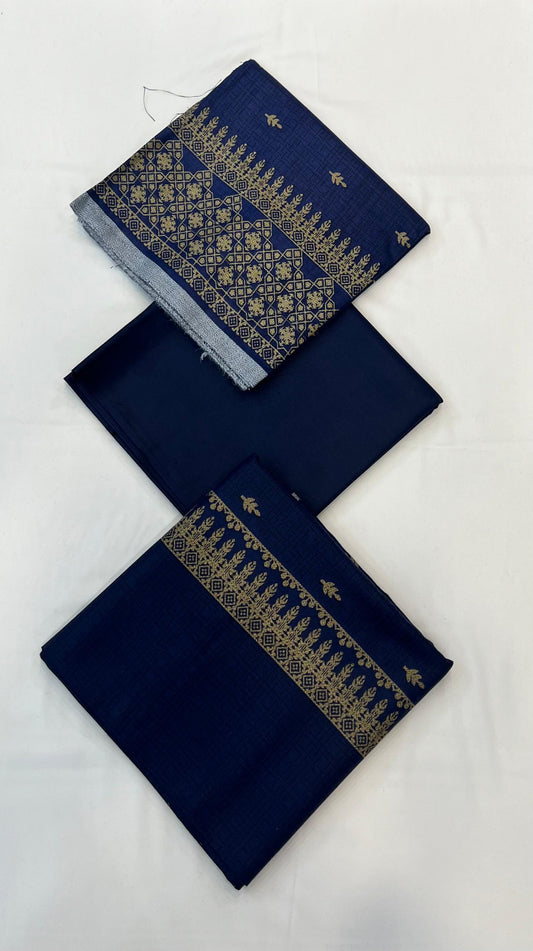 Printed Dhanak 3PC