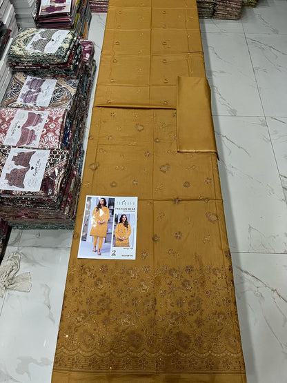 ZARQASH FASHION WEAR EMB 2PC