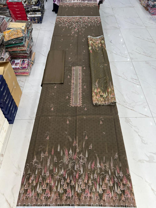 Swiss Bana Dora Lawn with Fancy Dupatta