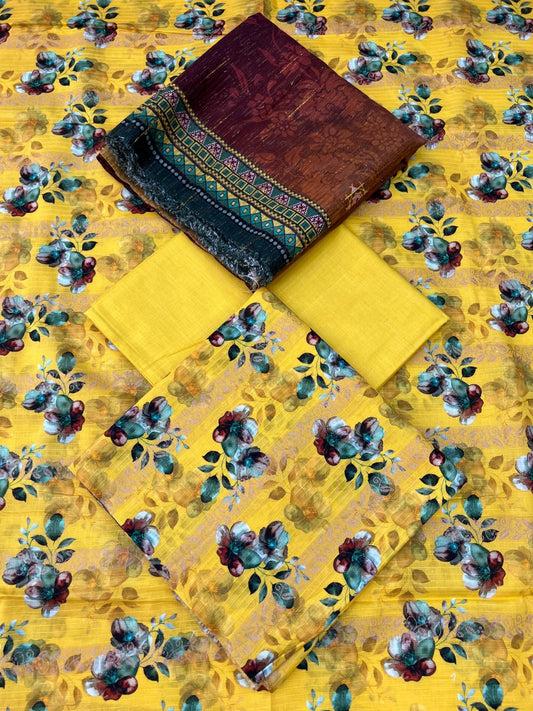 Sharjeena Premium Lawn 3PC – Fancy Digital Print Edition