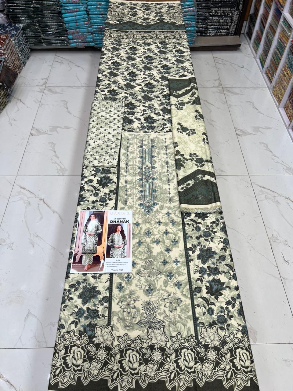 Winter Special Dhanak Emb 3PC | Mix Brand Selection