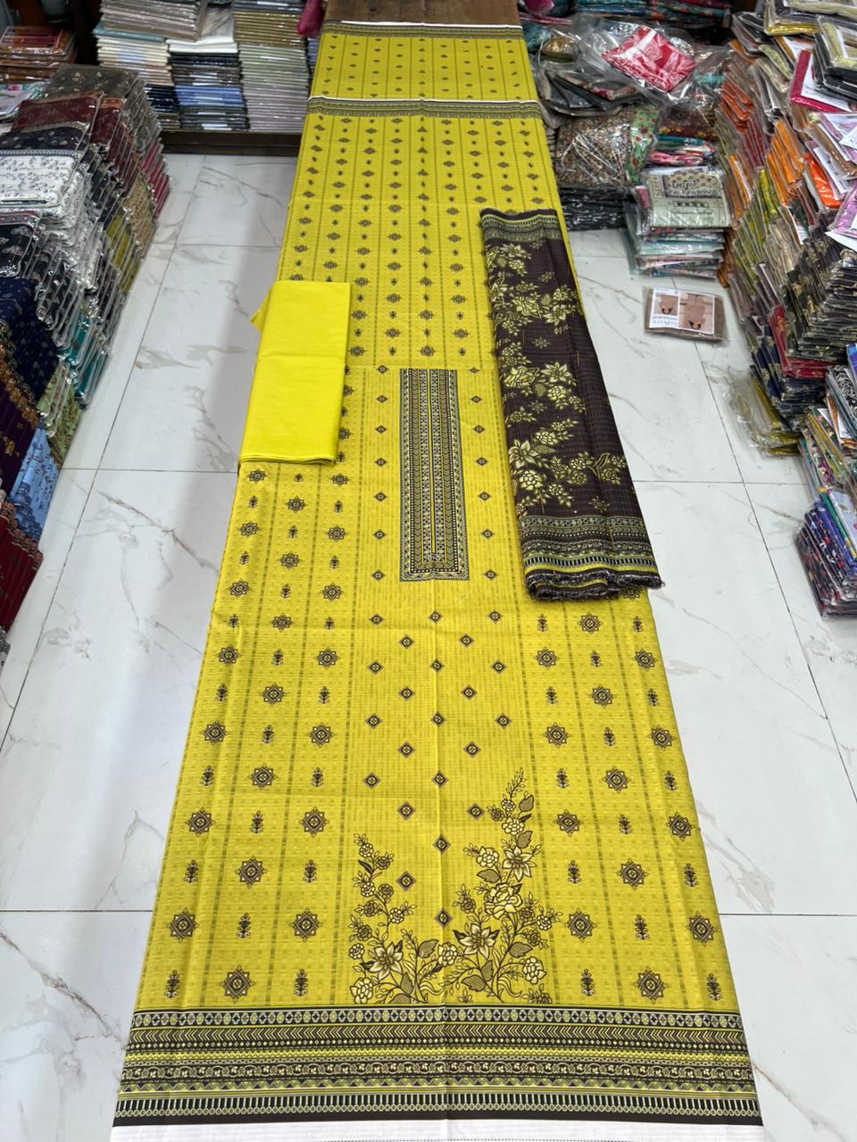 Swiss Bana Dora Lawn with Fancy Dupatta