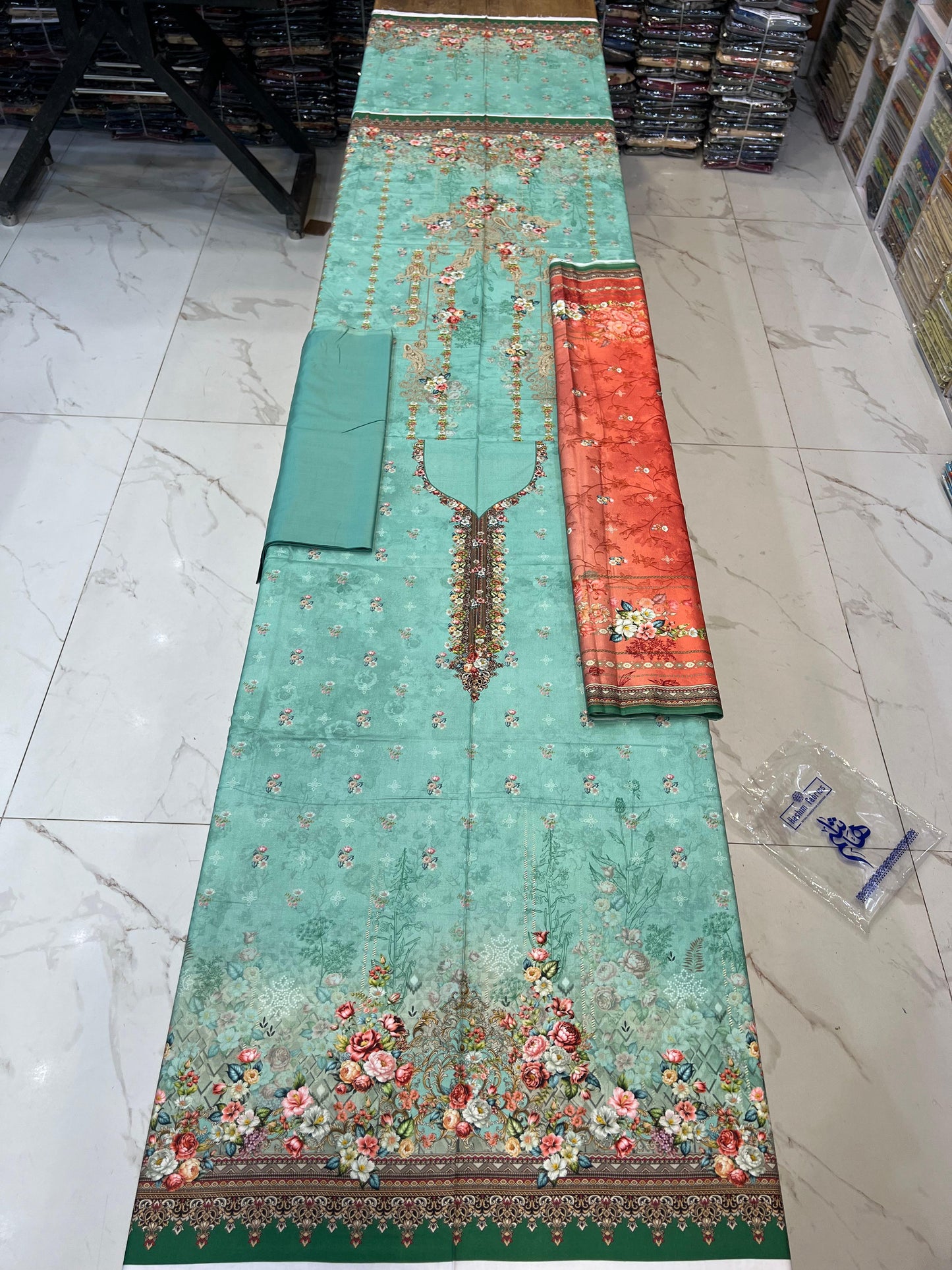 Classic Plain Linen 3PC with Same Fabric Dupatta