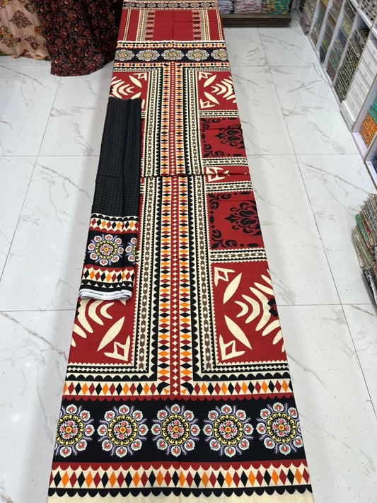 🌟Trendy & Eye Catching Cord Set Printed 2PC🌟