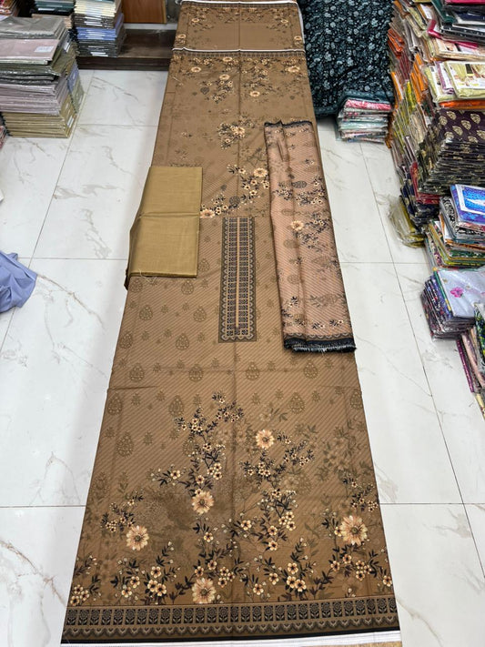 Almas Premium Bana Dora Lawn 3PC | Tarkashi Dupatta