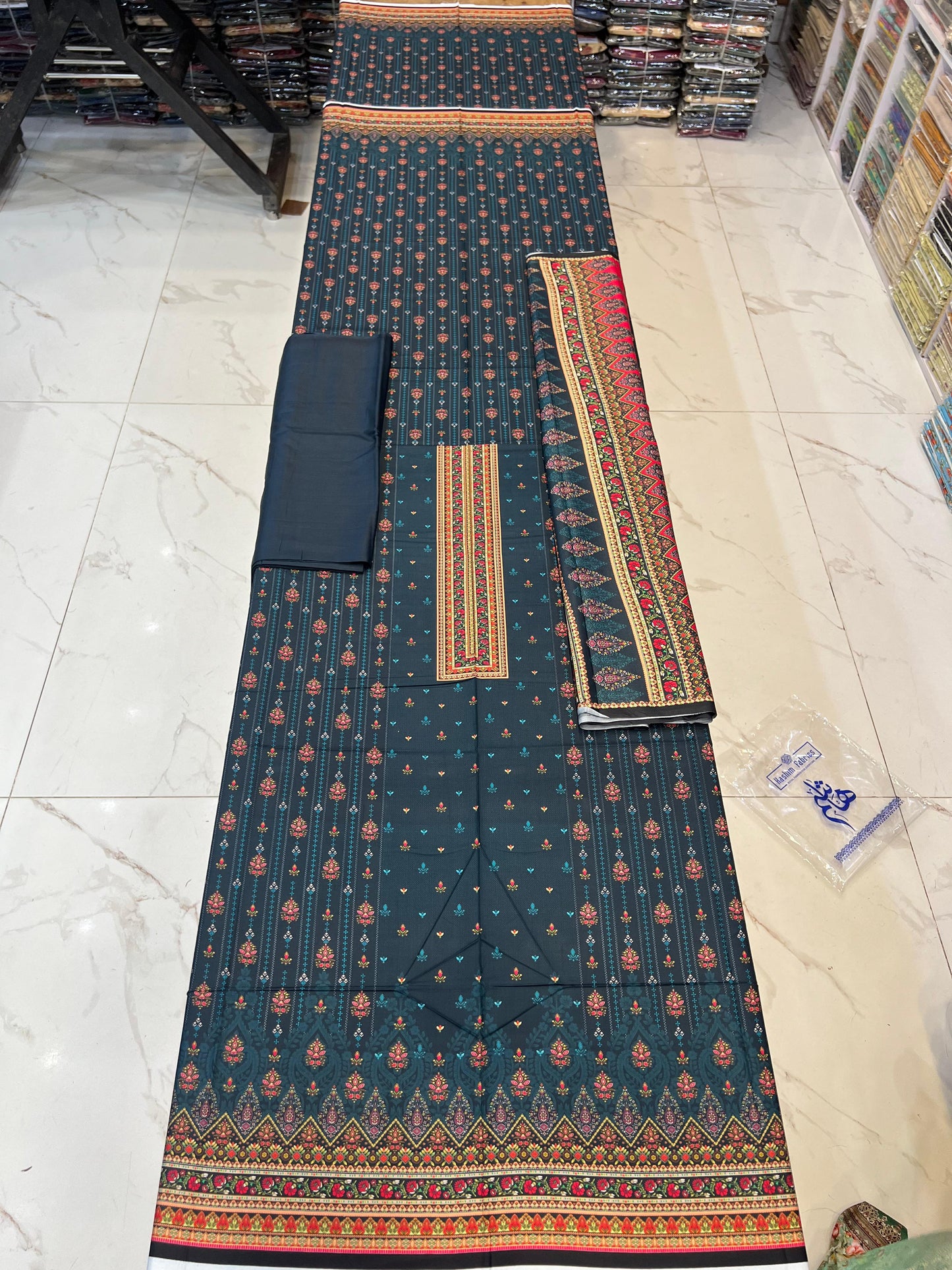 Classic Plain Linen 3PC with Same Fabric Dupatta