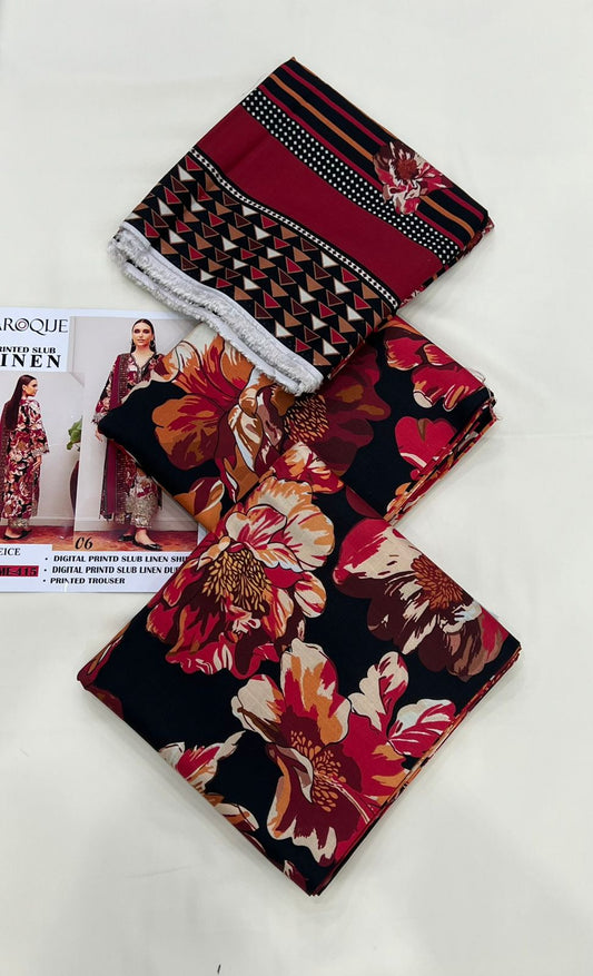 ✨Baroque Slub Linen 3PC✨