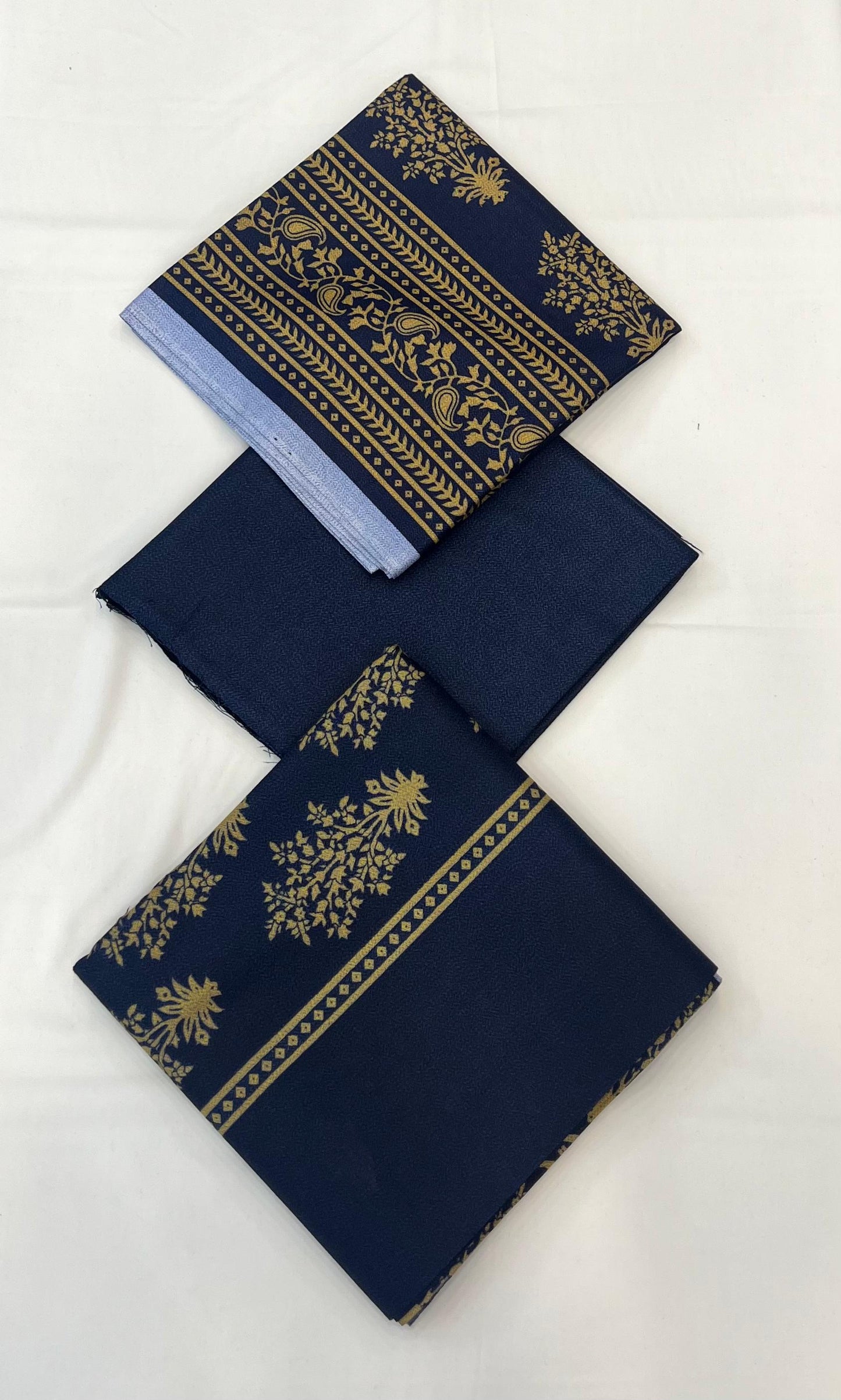 Printed Dhanak 3PC