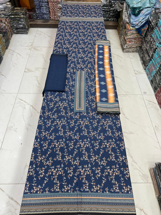 New Arrival! Luxury Fancy Karandi 3-Piece Suit