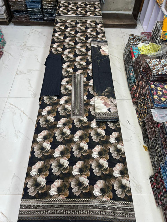 New Arrival! Luxury Fancy Karandi 3-Piece Suit