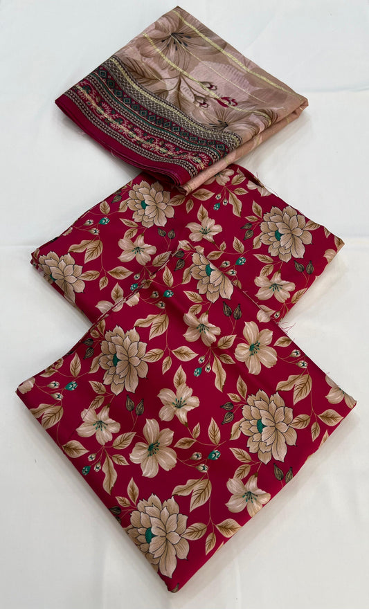 Original Linen 3PC With Fancy Dupatta