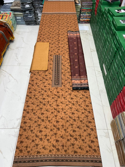 Almas Premium Bana Dora Lawn 3PC | Tarkashi Dupatta