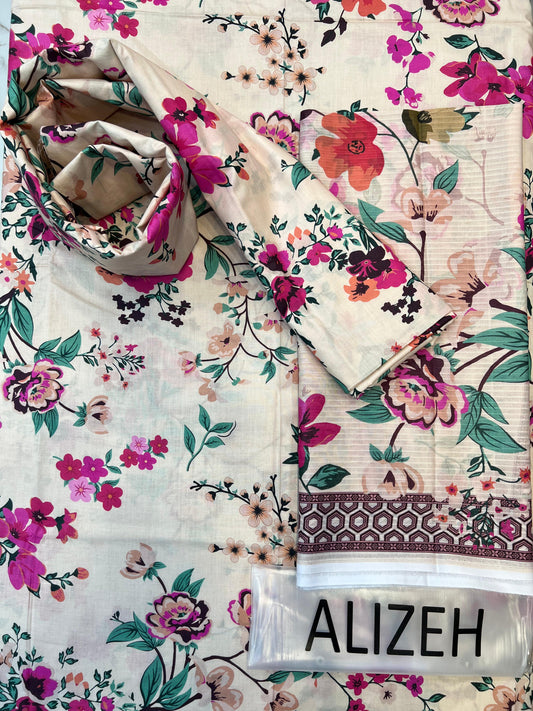 ALIZEH LAWN 3PC SUIT