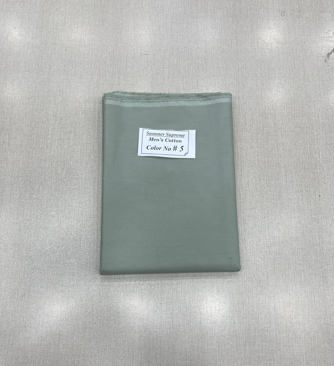 Summer Supreme Soft Cotton – Gents Plain