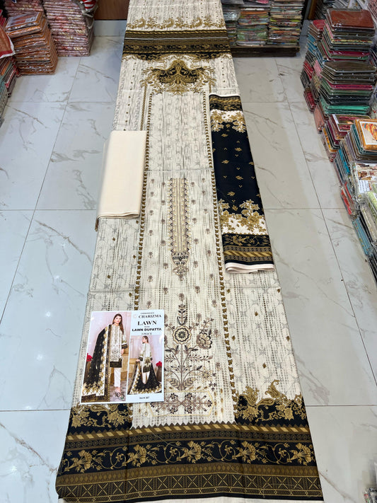 Mix Brands Lawn 3Pc Suit