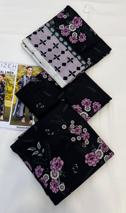 ALIZEH Digital Printed LINEN 3PC 2025-26