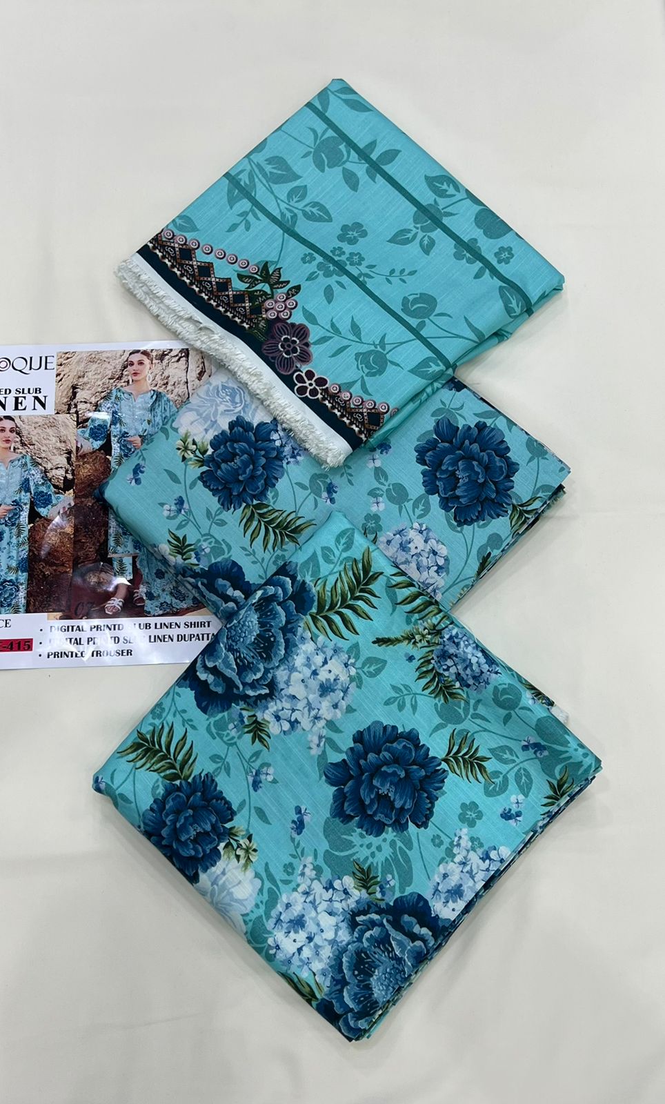 ✨Baroque Slub Linen 3PC✨