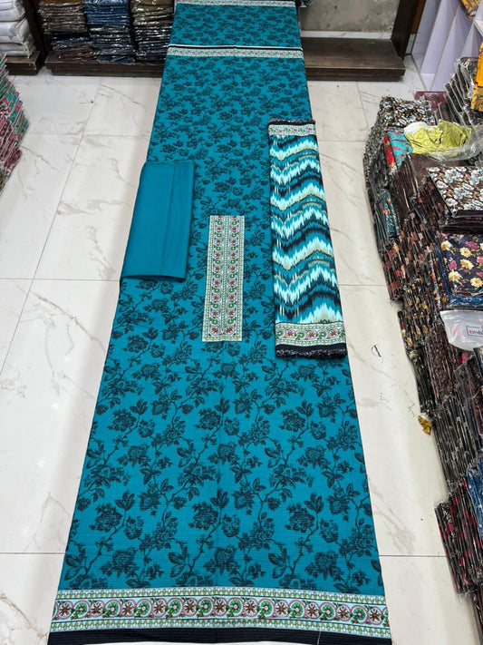 New Arrival! Luxury Fancy Karandi 3-Piece Suit