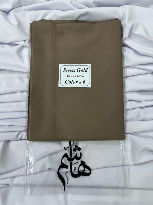Mens Soft Cotton Swiss Gold