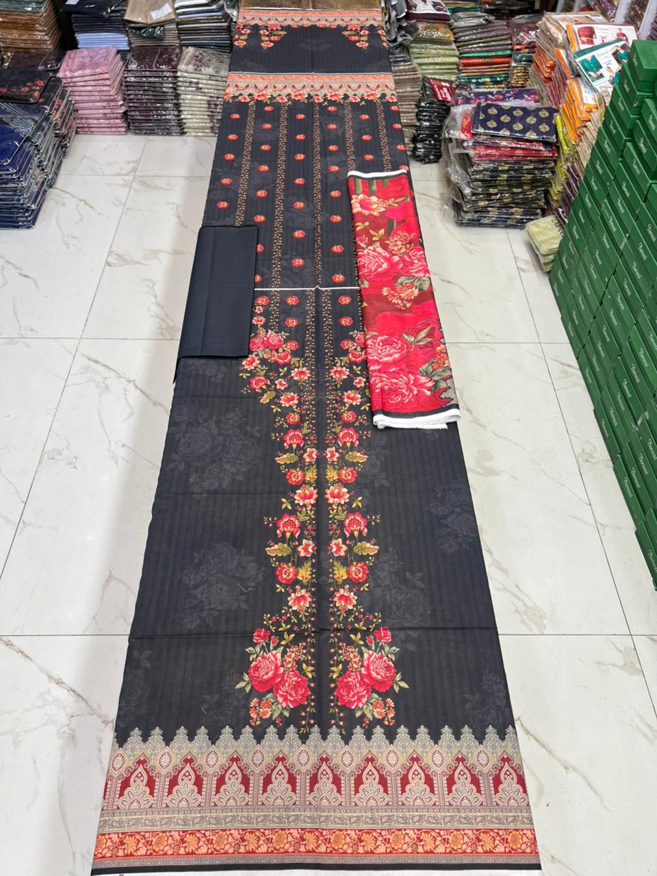 Zarqoon Lawn 3PC – Soft & Elegant Edition