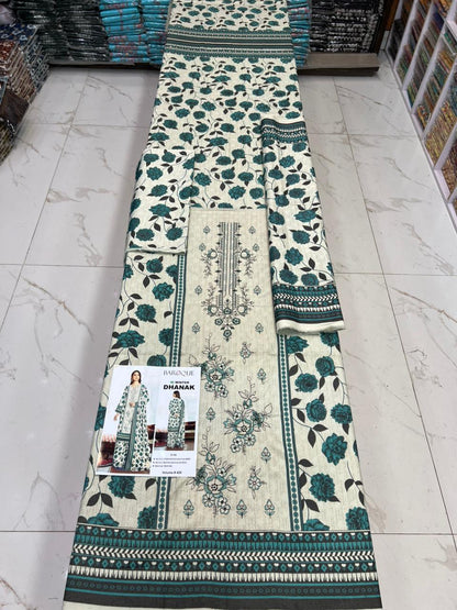 Winter Special Dhanak Emb 3PC | Mix Brand Selection