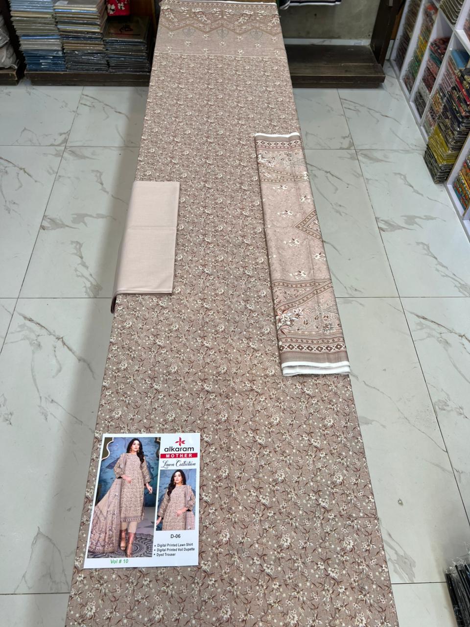 Alkaram Mother Collection 3PC