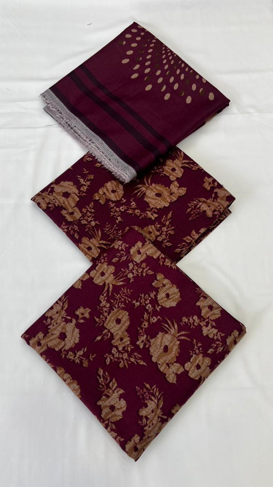 Dhanak Mareena 3-Piece Winter Collection 2025-26