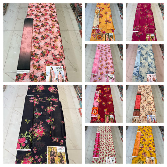 IZNIK BANA DORA LAWN 3pc Suit