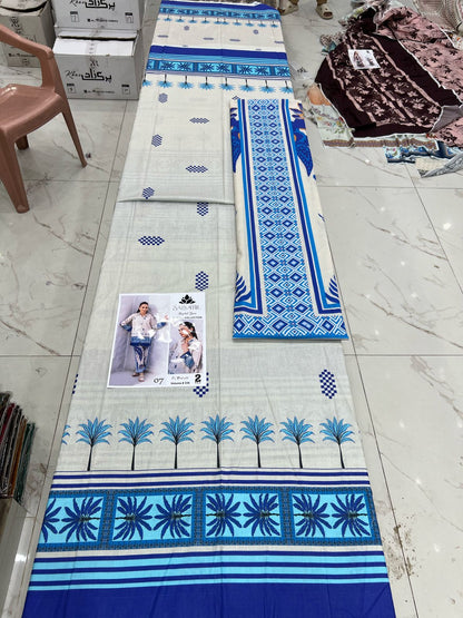 Salsabil Digital Printed Cord Set 2Pc