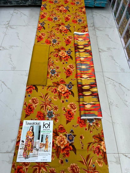 Tawakkal Bana Dora Viscose 3PC