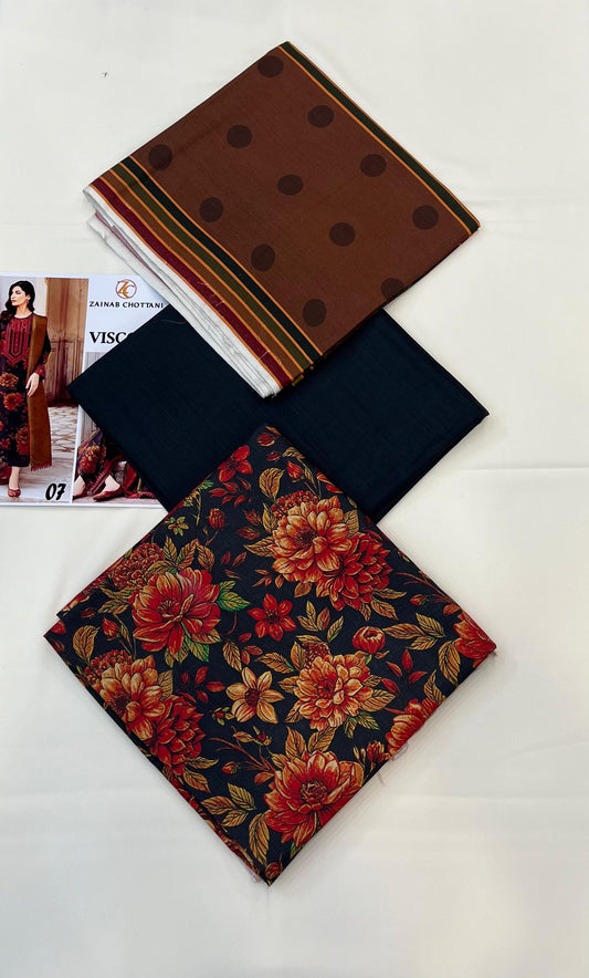 Zainab Chottani Viscose 3PC