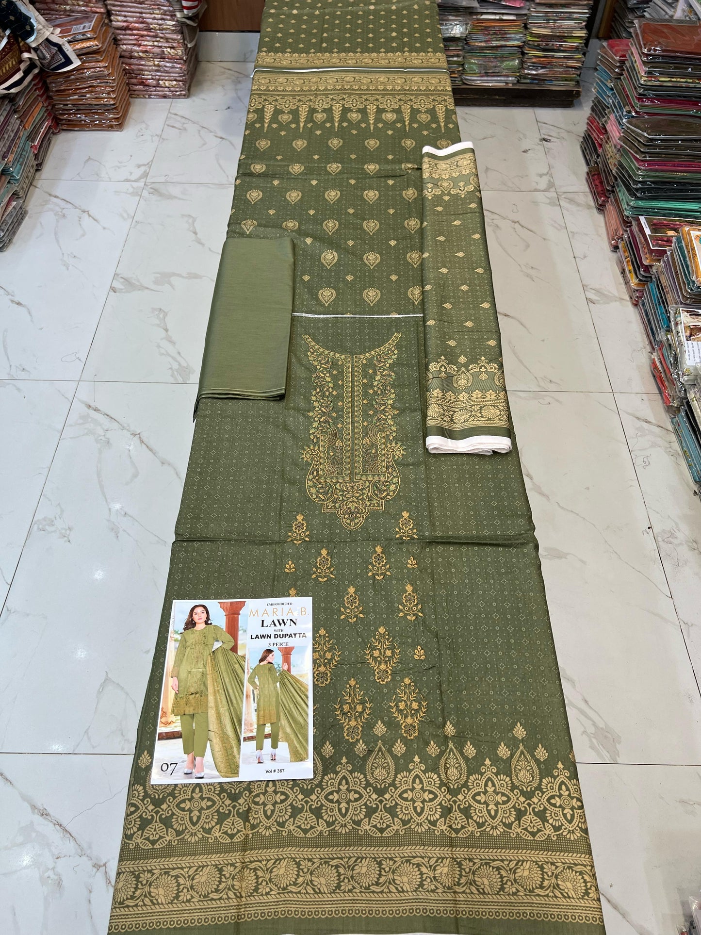 Mix Brands Lawn 3Pc Suit