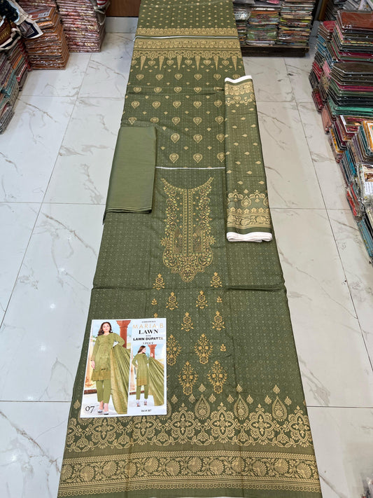 Mix Brands Lawn 3Pc Suit