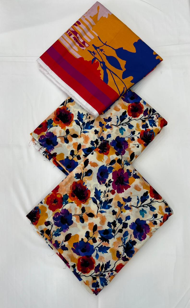 Bareeze Printed Cotton 3PC