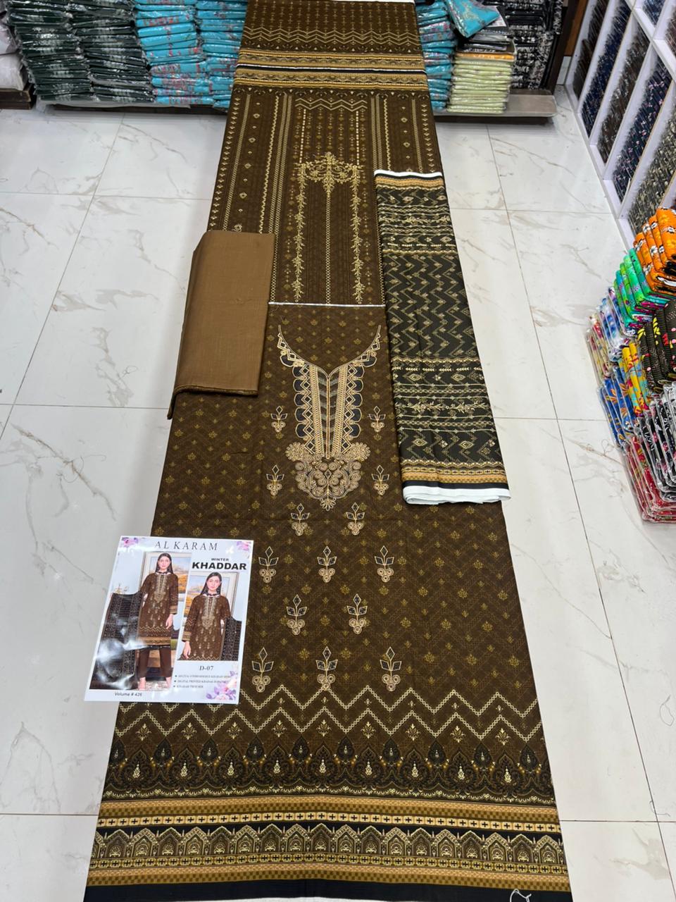 Winter Special Khaddar Emb 3PC | Mix Brand Selection