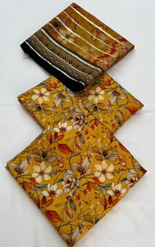 Original Linen 3PC With Fancy Dupatta