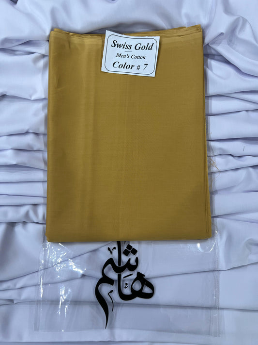 Mens Soft Cotton Swiss Gold